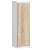 Witryny - Witryna - Szafka wisząca W 30 cm CLP Biała / Sonoma - miniaturka - grafika 1