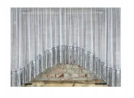 Firany - Firana 600x150,łuk,markizeta, gip.biało-szara 30cm - miniaturka - grafika 1