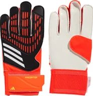 Piłka nożna - Rękawice Adidas Teamwear Predator Training IQ4029 bramkarskie do piłki nożnej dla dzieci rozmiar 7 Biało-pomarańczowy z czarnym (4067891862281) - miniaturka - grafika 1