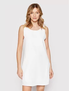 Sukienki - Calvin Klein Sukienka codzienna K20K203834 Biały Regular Fit - grafika 1