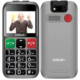 Evolveo EasyPhone EB Srebrny - Telefony komórkowe - miniaturka - grafika 1