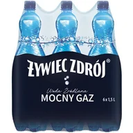 Woda - Woda źródlana ŻYWIEC ZDRÓJ 1.5L (6szt) mocno gazowana - miniaturka - grafika 1