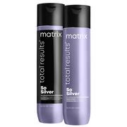 Zestawy kosmetyków damskich - Matrix So Silver, zestaw do włosów platynowych, szampon + odżywka - miniaturka - grafika 1