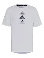 Koszulki sportowe damskie - adidas Koszulka funkcyjna w kolorze białym - miniaturka - grafika 1