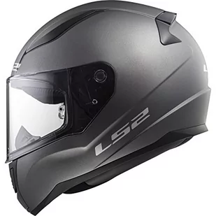 LS2 Rapid Solid kask motocyklowy z matowym tytanem, XXL - Kaski motocyklowe - miniaturka - grafika 1