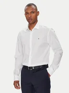 Koszule męskie - Tommy Hilfiger Koszula MW0MW38347 Biały Slim Fit - miniaturka - grafika 1