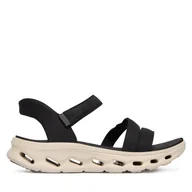 Sandały damskie - Sandały Skechers Go Walk Glide-Step 2.0 Sandal 141269/BKW Czarny - miniaturka - grafika 1