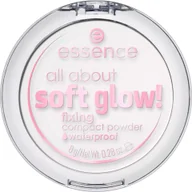 Pudry do twarzy - Essence All About Soft Glow Wodoodporny Puder Matujący - miniaturka - grafika 1
