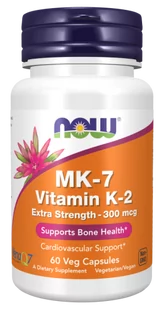 Witamina K-2 MK-7 300 mcg/60 kaps.( Now Foods) - Witaminy i minerały - miniaturka - grafika 1