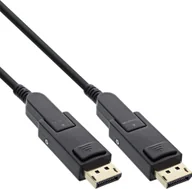 Kable komputerowe i do monitorów - InLine® DisplayPort 1.4 AOC Kabel, 8K4K, DisplayPort Stecker abnehmbar, 15m - miniaturka - grafika 1