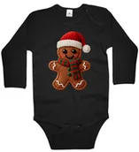 Body dla niemowląt - Body dziecięce Świąteczny Piernik Ciacho Efekt Szydełka Święta 74/80 - miniaturka - grafika 1