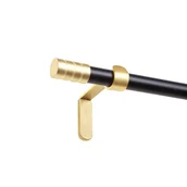 Karnisze - Karnisz pojedynczy Tiago I 240 cm 19 mm czarno-złoty - miniaturka - grafika 1