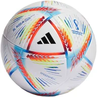Piłka nożna - Piłka Nożna Adidas Al Rihla League Biało-Niebiesko-Pomarańczowa H57791-4 - miniaturka - grafika 1