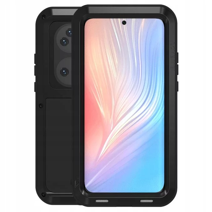 Love Mei Etui Pancerne Huawei P50 Pro, czarne 6932809616745