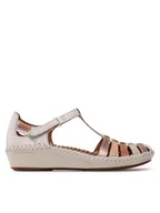 Sandały damskie - Pikolinos Sandały 55-0843C2 Écru - miniaturka - grafika 1