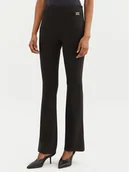 Spodnie damskie - Rinascimento Spodnie materiałowe CFC0122426003 Czarny Regular Fit - miniaturka - grafika 1