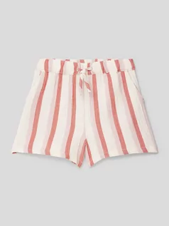 Spodnie i spodenki dla dziewczynek - Szorty ze wzorem w paski model ‘HYRA’ - grafika 1