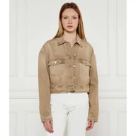 Kurtki damskie - Tommy Jeans Kurtka jeansowa Cropped Fit - miniaturka - grafika 1