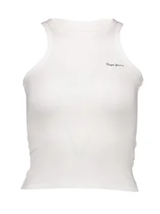 Pepe Jeans Top w kolorze białym - Koszulki i topy damskie - miniaturka - grafika 1