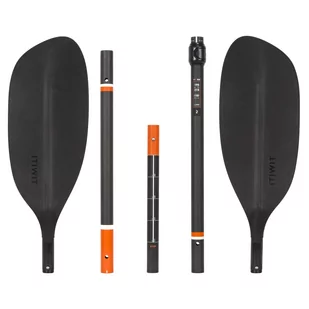 Wiosło do kajaka/packraft Itiwit PR500 5 -cz. 190-210 cm składane regulowane karbonowe - Kajaki - miniaturka - grafika 1
