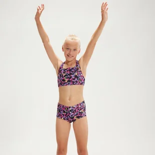 Strój kąpielowy dla dzieci Speedo Printed Boyleg - Stroje kąpielowe dla dziewczynek - miniaturka - grafika 1
