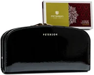 Portfele - Portfel damski skórzany PTN 42123-SH-9879 Black - miniaturka - grafika 1