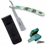 Brzytwy fryzjerskie - Poniks Poniks FB019 Dollar brzytwa metalowa barberska FB019 - miniaturka - grafika 1