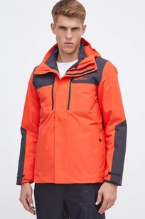 Jack Wolfskin kurtka outdoorowa Jasper 3in1 kolor czerwony - Kurtki i kamizelki sportowe męskie - miniaturka - grafika 1