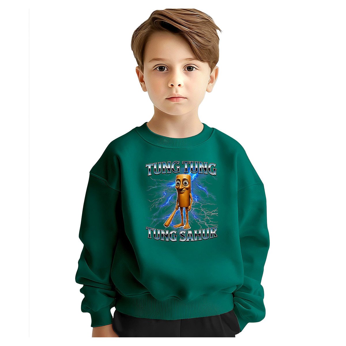 BLUZA DZIECIĘCA ITALIAN BRAINROT TUNG SAHUR 146-152 DLA CHŁOPCA DZIEWCZYNKI