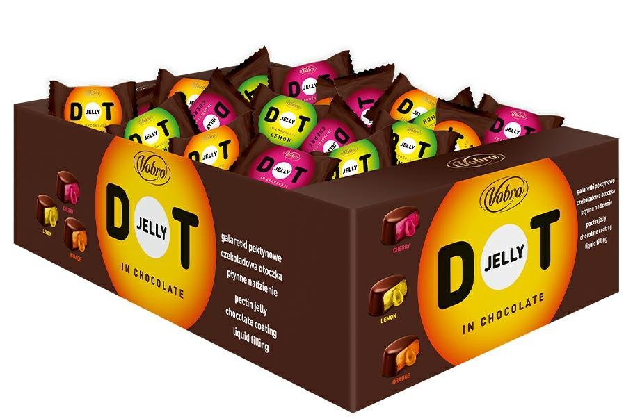 VOBRO JELLY DOT CHOCOLATE 3KG