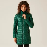 Kurtki i kamizelki sportowe damskie - Regatta Damski płaszcz przejściowy ocieplany z kapturem Andel IV Zielony, Rozmiar: 44 - miniaturka - grafika 1
