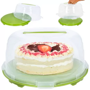 Pojemnik na tort ciasto patera z kloszem pokrywka - Pojemniki kuchenne - miniaturka - grafika 1