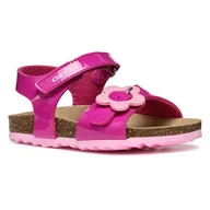 Buty dla dziewczynek - Geox Dziewczyna B Sandały Chalki Dziewczyna, Dk różowy, 27 EU - miniaturka - grafika 1