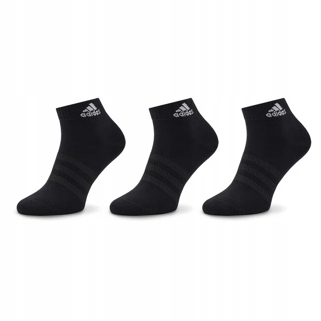 Adidas Skarpety Sportowe Bawełniane Czarne Do Kostki IC1282 R. 25 - 27