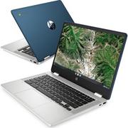 Laptopy 2w1 - HP Chromebook x360 14A-CA0439NN 14" IPS Pentium N5030 4GB RAM 128GB eMMC Chrome OS - miniaturka - grafika 1