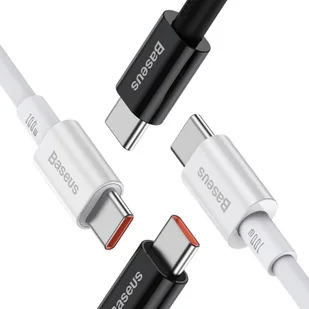 Baseus Superior kabel przewód USB Typ C - USB Typ C szybkie ładowanie Quick Charge / Power Delivery / FCP 100W 5A 20V 1m biały (CATYS-B02) - Kable USB - miniaturka - grafika 18
