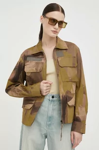 G-Star Raw kurtka damska kolor zielony przejściowa oversize - Kurtki damskie - miniaturka - grafika 1