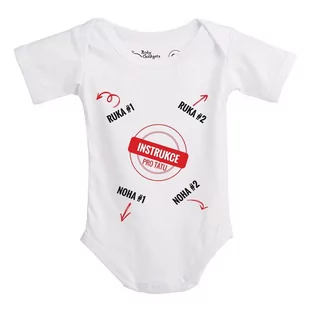 Baby Instructions - Body z instrukcją dla Taty (CZ) Baby Gadgets - Body dla niemowląt - miniaturka - grafika 1