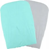 Przewijaki - Domiva Zestaw 2 Sztuki Prześcieradło Pokrowiec Na Przewijak 75X50 Cm - miniaturka - grafika 1