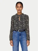 Bluzki damskie - ONLY Bluzka Ditsy 15229700 Czarny Regular Fit - miniaturka - grafika 1