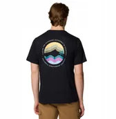 Koszulki męskie - Columbia Kettle River Outdoor Tee 2120411010 Czarne L - miniaturka - grafika 1