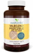 Suplementy diety - Mleczko pszczele 4% 10-HDA 300 mg 120 kapsułek MEDVERITA - miniaturka - grafika 1