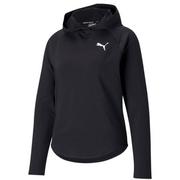 Bluzy damskie - Bluza Damska Puma Active Hoodie Czarna 586858 01-S - miniaturka - grafika 1