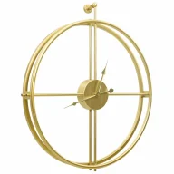 Zegary - Nowoczesny elegancki złoty zegar 52 cm C2-F67 - miniaturka - grafika 1