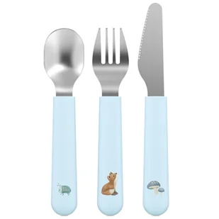 Mepal Sztućce dziecięce Mio Forest Friends 108033065408 - Sztućce dla dzieci - miniaturka - grafika 1