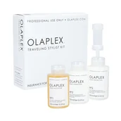 Zestawy kosmetyków damskich - OLAPLEX TRAVELING STYLIST KIT Zestaw do profesjonalnej regeneracji włosów No.1 100ml + 2x No.2 100ml - miniaturka - grafika 1