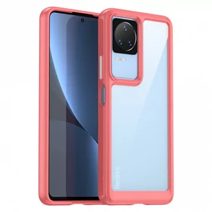 Etui Braders z Ramką do Xiaomi Poco F4 5G czerwony - Etui i futerały do telefonów - miniaturka - grafika 1