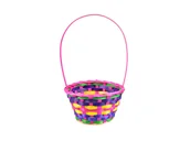 Wielkanoc - Kolorowy koszyk wielkanocny - 15 x 28 cm - 1 szt. - miniaturka - grafika 1