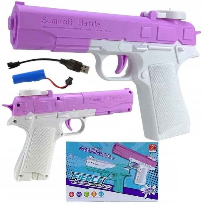 Pistolet na wodę na bat.z ładow.BZW6777 66777