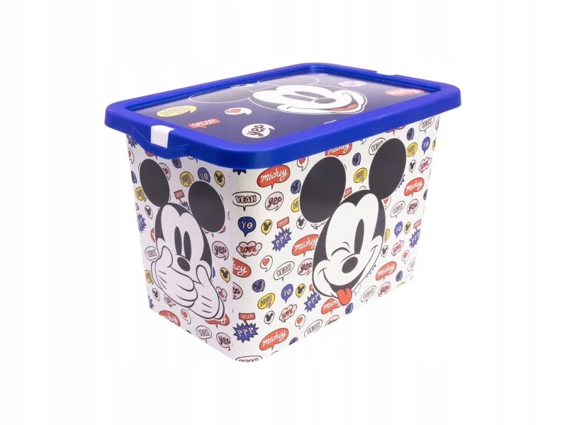 Pudełko na zabawki MYSZKA MIKI 7L pojemnik z pokrywką kosz Mickey Mouse